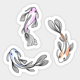 koi fish Sticker